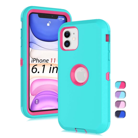 Tekcoo Case for iPhone 11 11 Pro Max XR XS Max X 10 Edition, [Drop Protection] Full Body Shock Dust Absorbing Grip Plastic Bumper TPU 3-Layers Durable Solid Phone Hard Cover