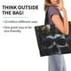 thumbnail image 2 of Balery Royal Skull With Golden Crown Bolsa Tote Estilo Estético con Cremalleras, Bolsa de Hombro, Bolsa de Compras Grande y Plegable, 2 of 8