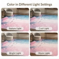 thumbnail image 7 of ODIKA 8'x10' Washable Area Rug Durable, Non-Slip Mermaid Gradient Fish Scale Ombre Seashell Border for Living Room, Under Sectional, Family, 7 of 7