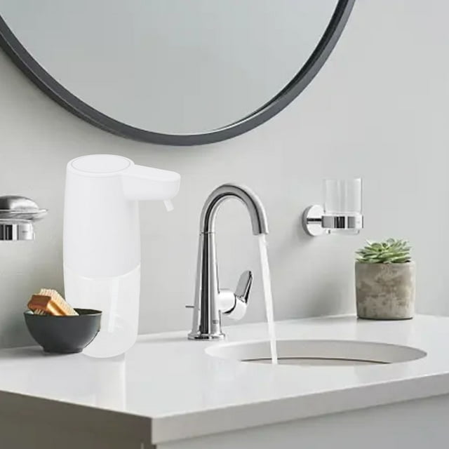 Automatic Foam , Advanced Infrared Sensing Technology, Wall Mounted Electric for Kitchen and Bathroom, Rechargeable Battery