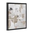 thumbnail image 2 of Stupell Industries Contemporary Beige & White Peace Black Floating Frame Canvas Art, 25 x 31, by Lanie Loreth, 2 of 8