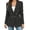 Black, variant on Women's Double Breasted Blazers Dressy Casual Notched Lapel Fashion Prom Wedding Midweight Suit Jackets with Pockets Pink XXL