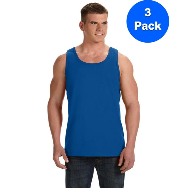 Fruit Of The Loom Men's HD Cotton Tank - 39TKR (Pack Of 3)