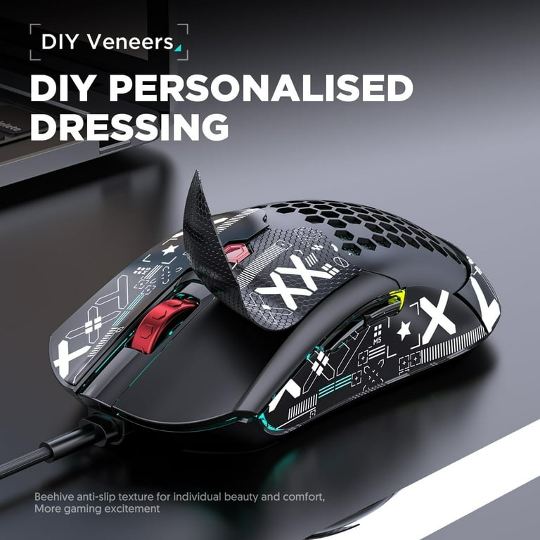 ZIYOU LANG M5 RGB Lightweight Wired Gaming Mouse with 12000