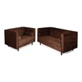thumbnail image 2 of Sala 3-2 de Velvet Chocolate Makora Modelo Banks, 2 of 10