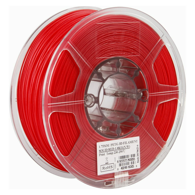 eSun PETG Filament Solid Red 1.75mm Red, Printing Materials \ Filaments \  PETG Brands \ eSun