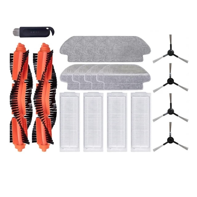 Brushes Mop Cloth Rag Compatible With Xiaomi Mi Robot Vacuum-Mop P STYTJ02YM STYJ02YM Mop-2S XMSTJQR2S Robot Vacuum Cleaner Parts Accessory