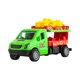 thumbnail image 2 of Coche de juguete inerte para niños, diseño de simulación de camión de hamburguesas y papas fritas con puertas que se abren, neumáticos de goma duraderos, no necesita batería., 2 of 5