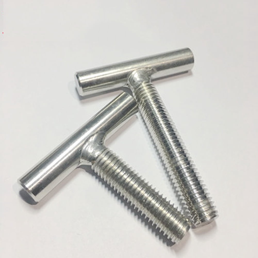 2 Pcs 304 Stainless Steel T-Cylinder Weld Rivets M5x20mm.