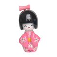 thumbnail image 1 of Muñeca geisha japonesa en miniatura, estatuilla, figura Kabuki, adorno folclórico coleccionable Rosa B, 1 of 9