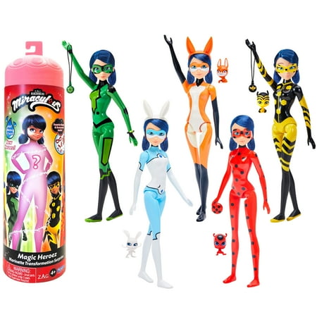 Miraculous Ladybug Magic Heroez Transformation Reveal 10.5" Marinette Dolls by Playmates Toys