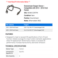 thumbnail image 2 of Downstream Oxygen Sensor - Compatible with 2013 - 2016 Ford Fusion 2014 2015, 2 of 2