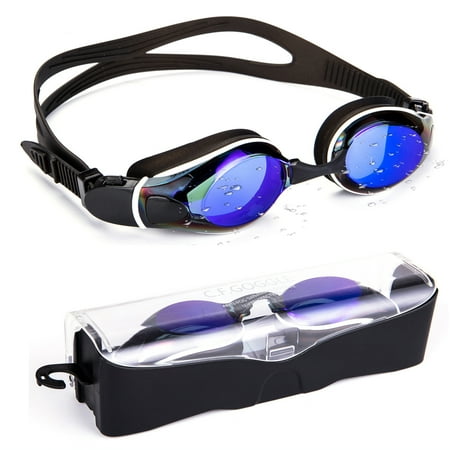 LELINTA Swim Goggles for Kids- Comfortable Neoprene Strap Does Not to Pull Hair & Reduce Leaks, Goggles have 100% UV Protection, Adjustable Strap, Hassle-free & Perfect for the Pool