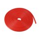 thumbnail image 1 of Protector de borde de puerta de coche, 16.4 pies en forma de U, borde de goma, protector de tira de sellado universal para coche, camión, ATV, barco, multifuncional, sin pegamento, PVC, hierro rojo, 1 of 1
