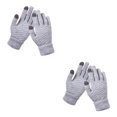 thumbnail image 3 of Guantes de invierno de punto de cachemira Qarigey para mujer gruesos cálidos otoño invierno, 3 of 6