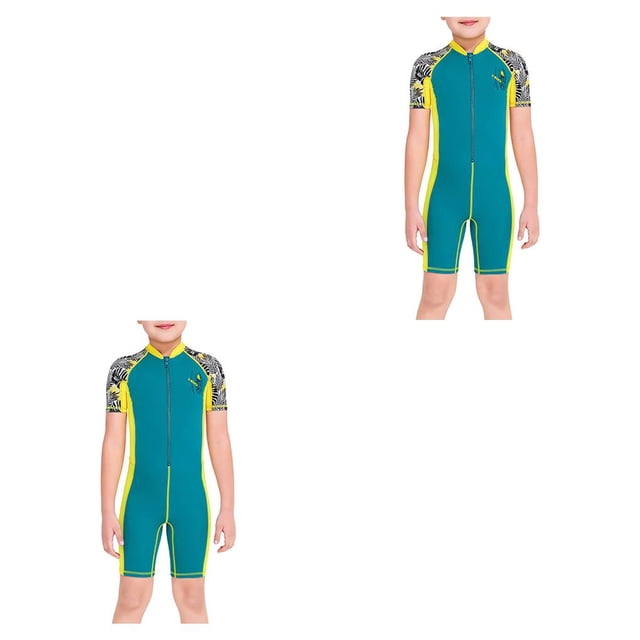 Greeniant Trajes de neopreno para niños, traje de buceo de secado rápido, mono con cremallera en la espalda, pieles de buceo deportivas Type3 NO3
