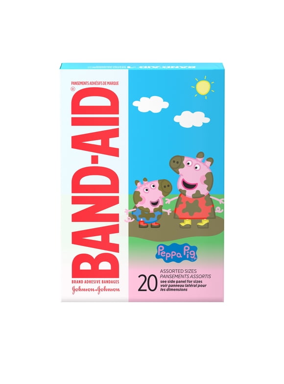 Band-Aid Bandages, Peppa Pig, Assorted Sizes 20 ct