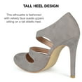 thumbnail image 6 of Journee Collection Womens Zeera Round Toe High Stiletto Pumps, 6 of 7