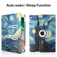 thumbnail image 7 of For iPad 9th Generation (2021) / 8th Generation (2020) / 7th Gen (2019) 10.2 Inch Case - 360 Degree Rotating Stand Cover, Auto Wake/Sleep (Strry Night), 7 of 7