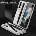 thumbnail image 2 of Funda De Teléfono Compatible Con Samsung Galaxy Z Fold 3 5G Funda Con Portalápices Funda Trasera De Cuero Antideslizante A Prueba De Golpes Advancent EL016488-01, 2 of 5