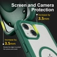 thumbnail image 6 of Design for iPhone 16 Pro Max  Case with Camera Control Capture Button, [Compatible with MagSafe], Heavy Duty Shockproof Protection, Transparent Magnetic Phone Case for iPhone 16 Pro Max Case, 6 of 7
