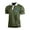 Army Green, variant on Yiaimeir Men's Three Button Printed Lapel Short Sleeve T-Shirt Top Streetwear,Size M-3XL