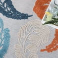 thumbnail image 4 of BNM Modern Bohemian Feather Indoor Outdoor Area Rug, 8' x 10', Multicolor, 4 of 7