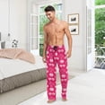 thumbnail image 6 of GZHJMY Valentine's Day Pajama Pants for Men, Lounge Pants Lightweight Men Pajama Bottoms with Drawstring Pockets, Christmas New Year Birthday Gifts, Small, 6 of 6