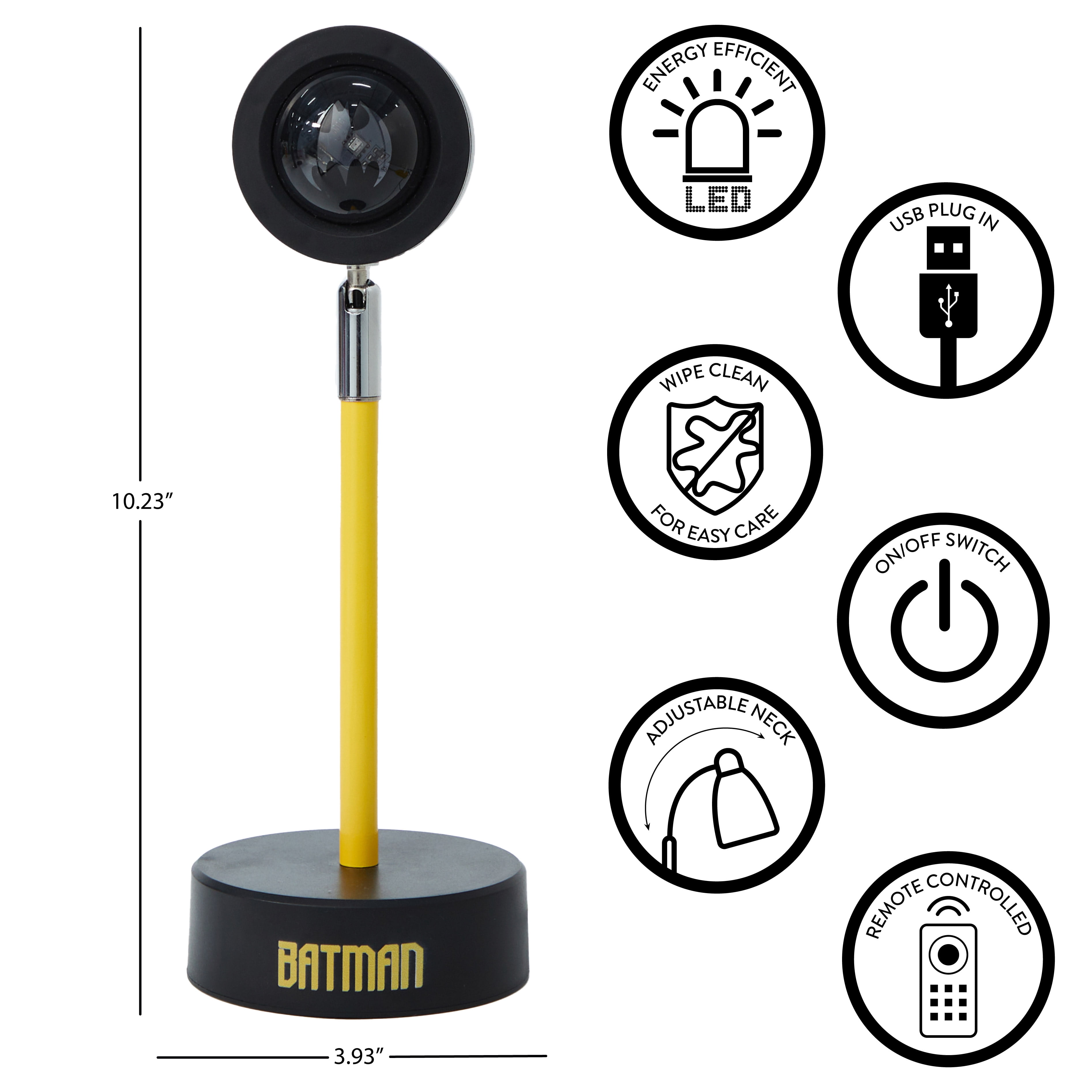 Batman LED Sunset Projection Lamp, , 3.4" W x 7.5" H