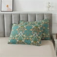 thumbnail image 7 of Lanpei Boho Floral Bedspread Set 2-Piece Twin, 100% Cotton Flower Quilt Coverlet Green Bedding Set Lightweight Farmhouse Quilted Bedspread (1 Coverlet+1 Pillow Sham), 7 of 7