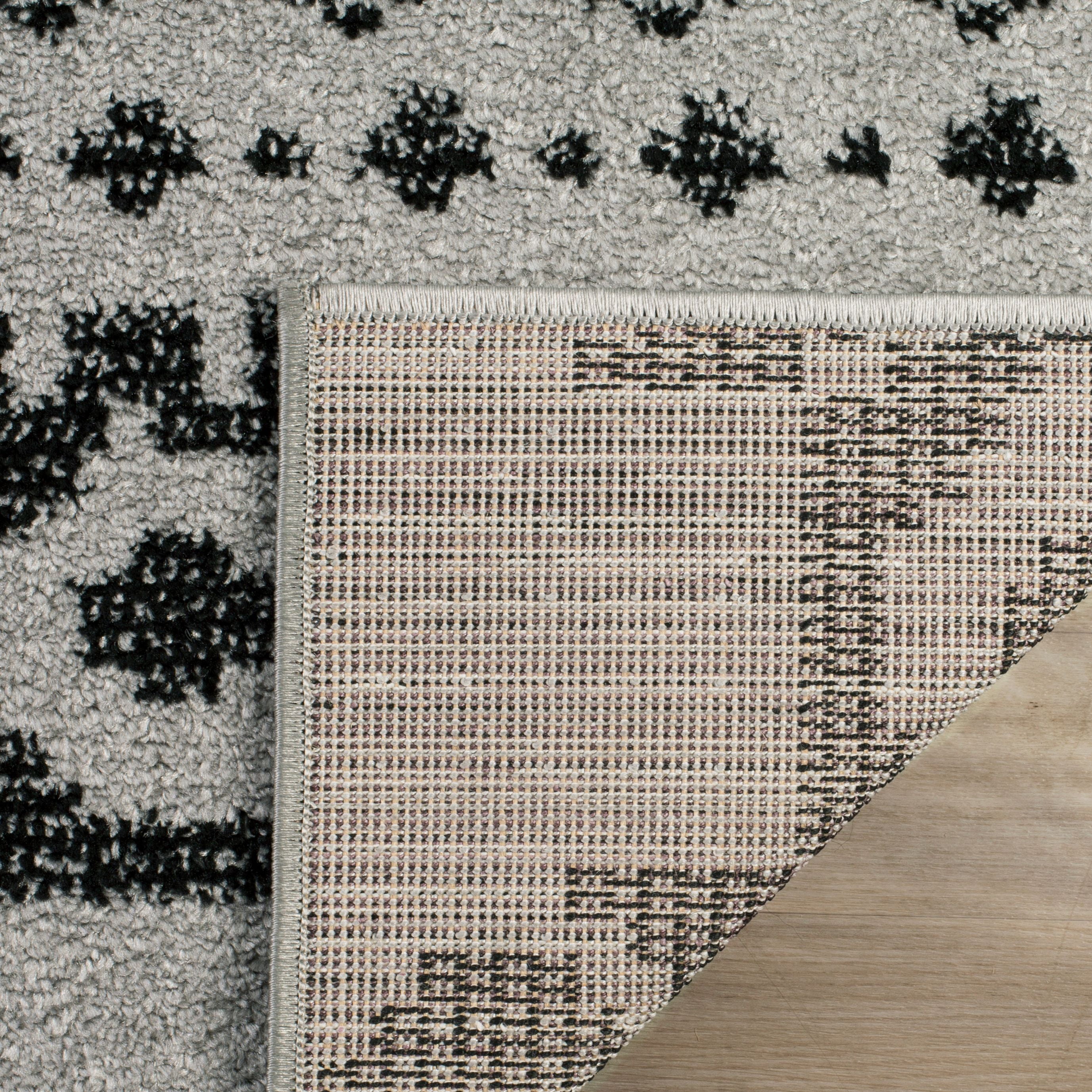 SAFAVIEH Adirondack Zachary Southwestern Runner Rug, Silver/Black, 2'6" x 22'