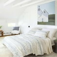thumbnail image 7 of Hawthorn Neutral Pillow Sham, Euro Size, Ivory/Grey Floral Pattern, 7 of 7