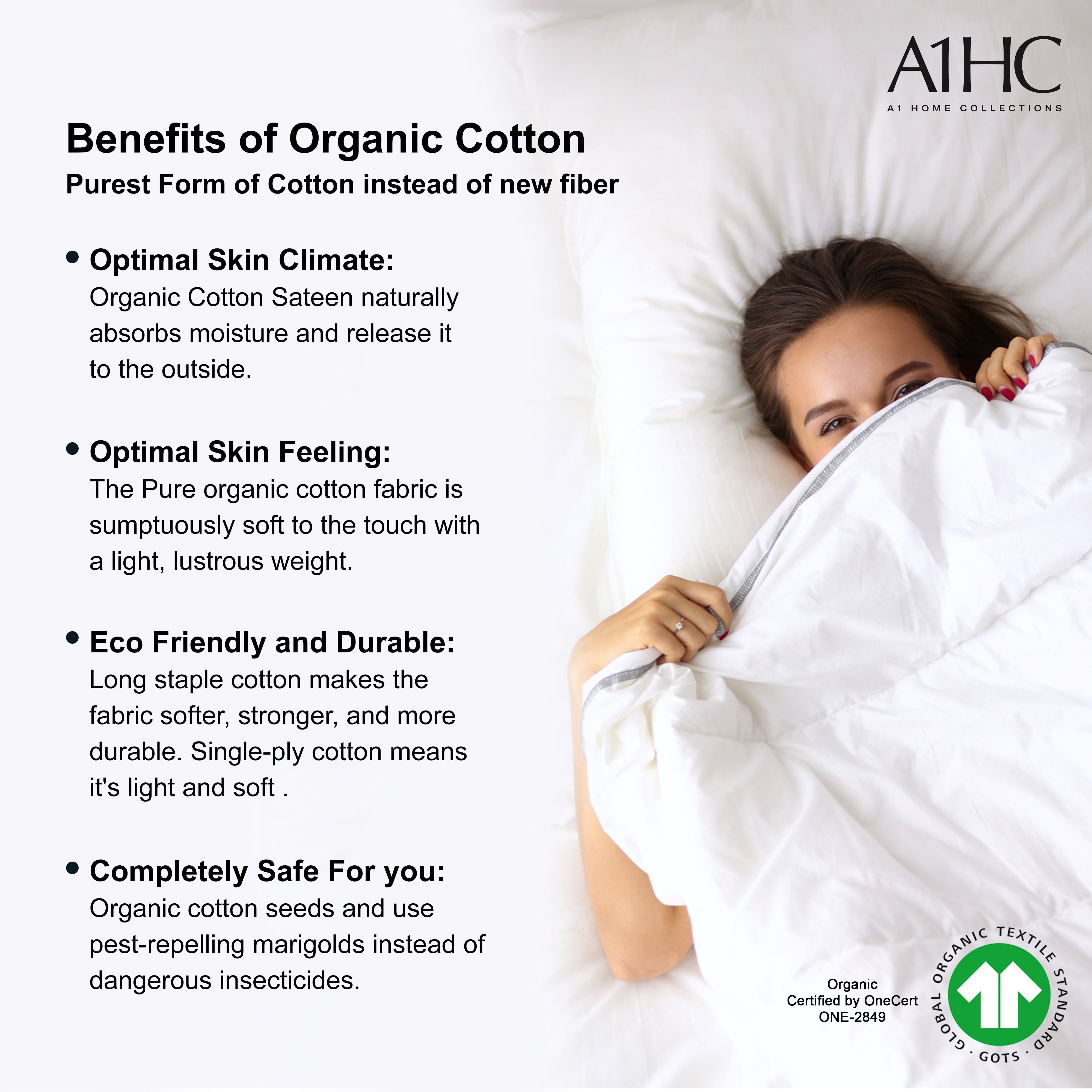 A1 HOME COLLECTIONS A1HC 100 New Zealand Wool Organic Duvet Insert Stand Alone Comforter Twin 68 X 86 200 GSM