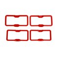 thumbnail image 1 of Cubierta de Marco de Ventilación de Aire Acondicionado Unique Bargains para Ford Bronco (No para Bronco Sport) 2021-2024 Consola Central (Frente Izquierda Frente Derecha Centro) Rojo 4Pcs, 1 of 6