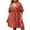 Red dresses for women 2023, variant on Summer Saving Wycnly Dresses for Women 2024 Casual High Waist Swing Hem Plus Size Short Dresses Short Sleeve V-Neck Striped Print Summer Mini Sun Dress Pink XL Clothes