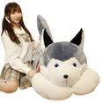 thumbnail image 2 of The Best Companion Toy for Children Is The Giant Husky Plush Toy. The Super Soft Sleep Pillow Is A Growth Gift for Children, 2 of 5