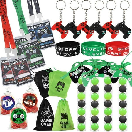 foci cozi 51 Pack Video Game Party Favors Set,Game Themed Birthday Party