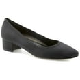 thumbnail image 2 of Ros Hommerson Heidi Ii Women Dress Pump In Black Micro, 2 of 7