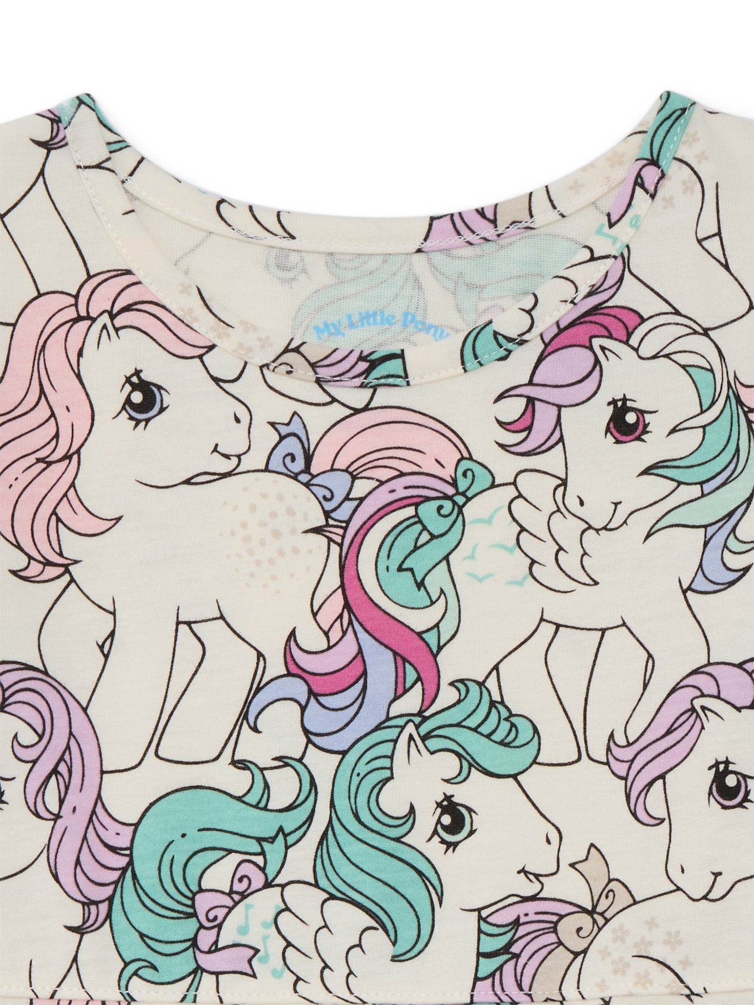 My Little Pony Toddler Girls' Print Dress with Long Sleeves, Sizes 12M-5T
