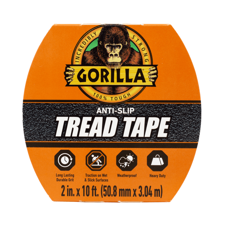 Anti-Slip Tread Tape, 10 Feet, Black photo 1