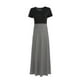 thumbnail image 2 of Gibobby Vestido Mujer Casual de Playa Verano Empalme cóctel color vestido damas punto manga corta mujer fiesta vestido de mujer(Negro,XL), 2 of 5