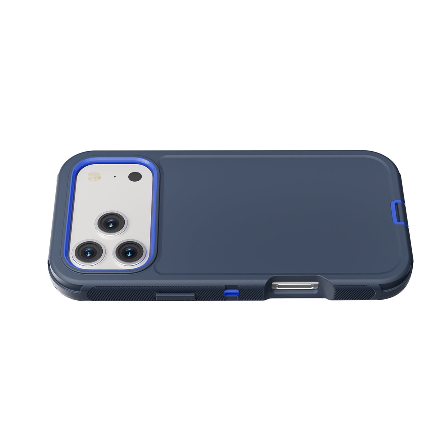 DualPro Defense Case Built for iPhone 17 Pro Max - Dark Blue & Blue