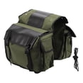 thumbnail image 2 of Bicycle Bag, Adjustable Large Capacity Multifunctional Tail  Pannier  For Bicycle For Bike Khaki,Military Green, 2 of 8