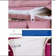 thumbnail image 3 of 3PCS Toilet Seat Cover Set Toilet Lid Tank Cover for Bathroom Lace Thicker Zipper Toilet Seat Cushion Warmer Washable, 3 of 3
