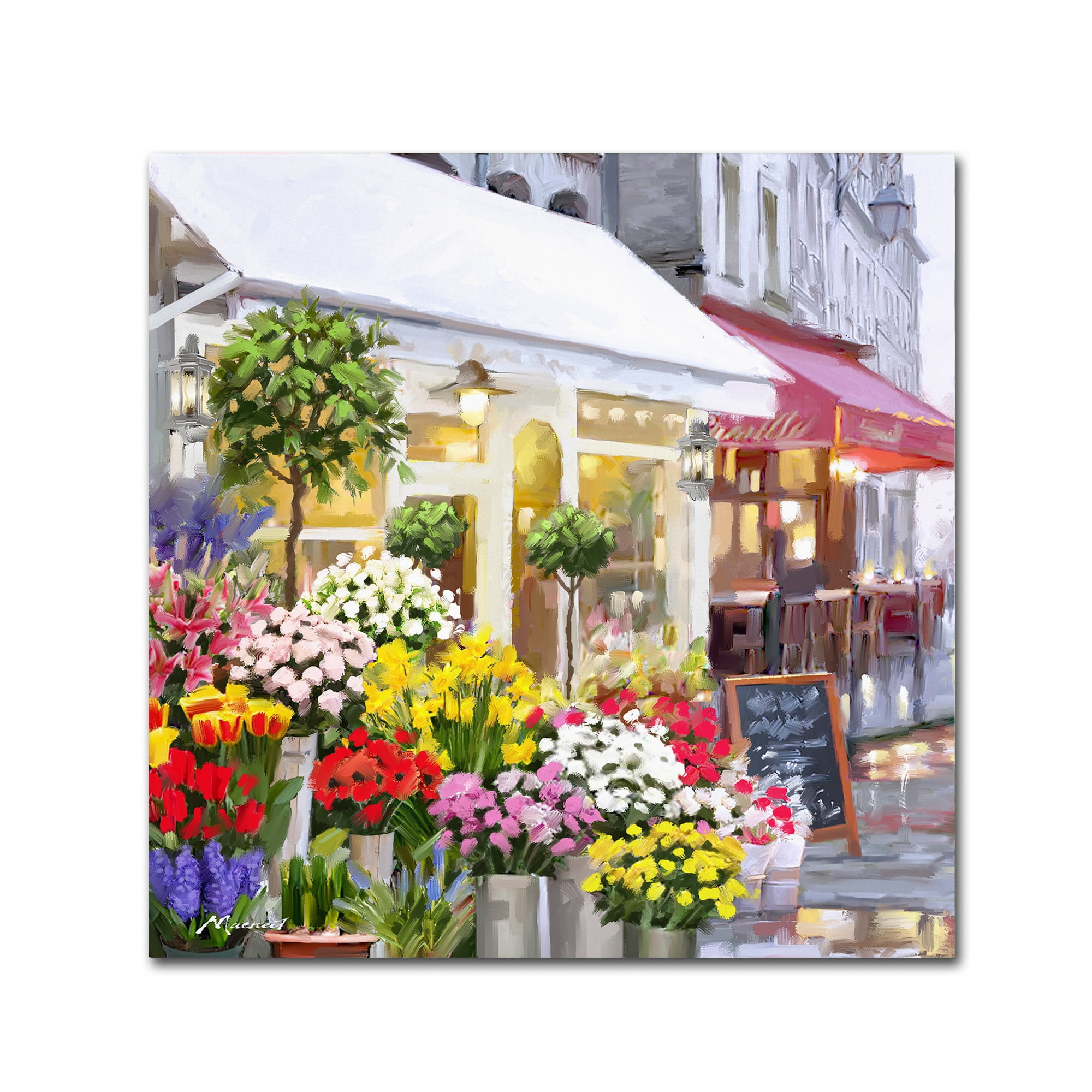 Trademark Fine Art 'Flower Shop' Canvas Art by The Macneil Studio