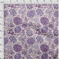 thumbnail image 4 of oneOone Velvet Purple Fabric Asian Chinese Flower Dress Material Fabric Print Fabric By The Yard 58 Inch Wide, 4 of 5