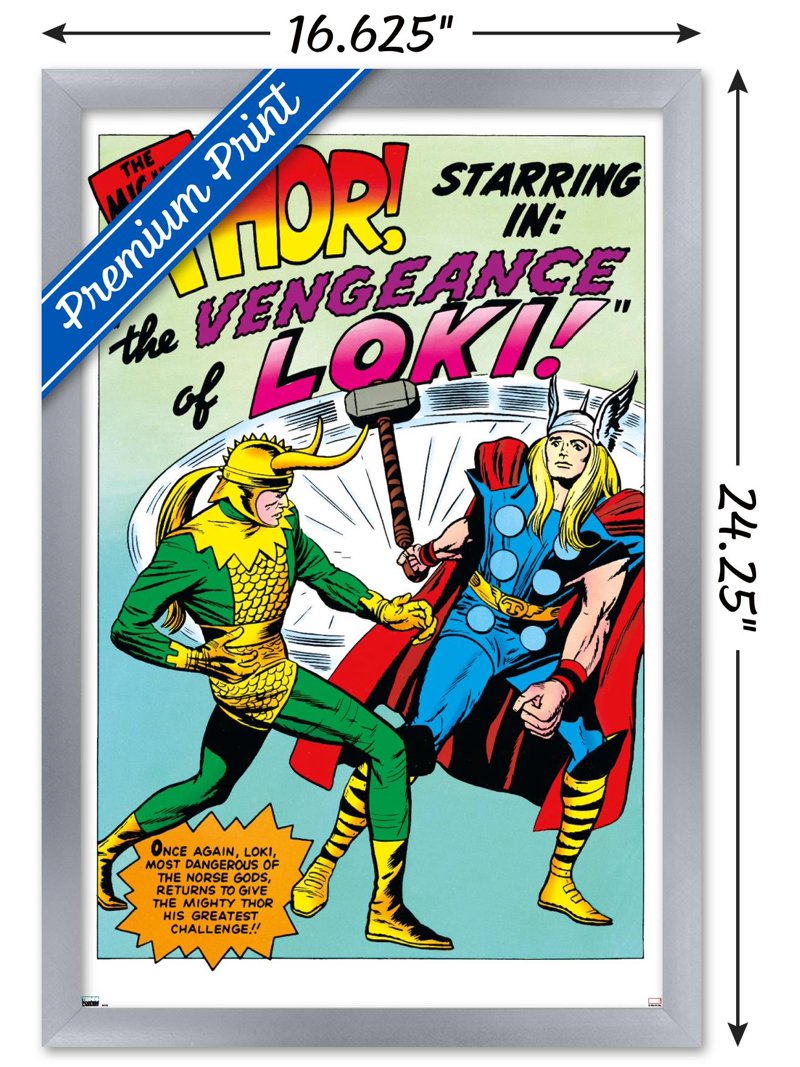 Marvel Comics - Loki - The Might Thor Wall Poster, 14.725
