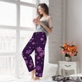 thumbnail image 5 of Rateoe Purple Snow Flakes Pattern Women’s Ultra-Soft Comfy Pajama Lounge Pants Sleepwear,Comfortable Lounge Wear,lightweight Pajamas, Casual Home Wear-X-Large, 5 of 6