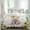 Black, variant on Sunflower Pig Set of 4 Bedding Quilt Covers, Summer Eucalyptus Yellow Lace 4-Piece Bed Sheet Set with Extra Soft Bed Sheets Quilt Cover Pillowcase, Queen