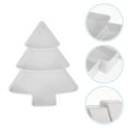 thumbnail image 6 of SENSETH Christmas Tree Shape Serving Platter Fruit Plate Snacks Tray (White), 6 of 7